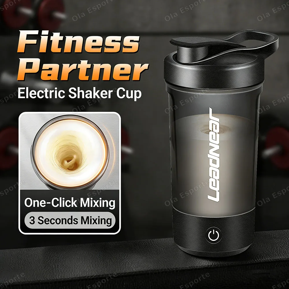 New Mixing Cups Automatic Stirring Cup for Protein Shakes and Meal USB Rechargeable Shaker Portable Self-Stirring Shaker Cup Men