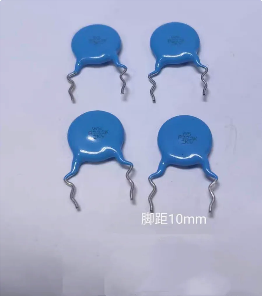 5 PCS  WS B222K 2KV d=10mm  p=10mm