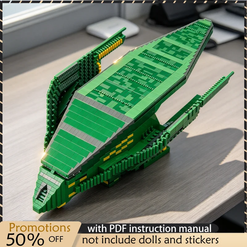 7210PCS MOC 7210PCS MOC Sci-Fi Heavy Space Destroyer Battleship Model Building Blocks DIY Assembly Gifts for Adults Collection