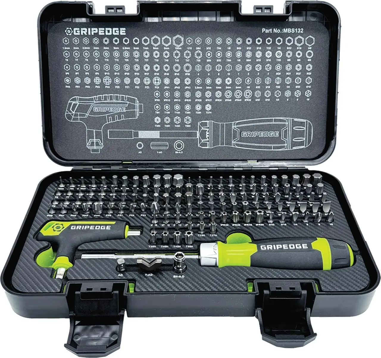 

Tools | 132-PC R.P.T. Multi-Bit Driver Set
