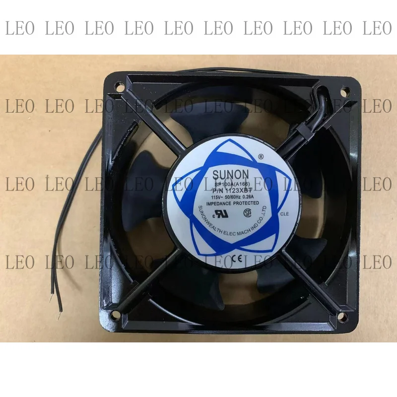 MY For SUNON SP100A A166 1123xbt 115V/110V 0.26A double ball fan 120*120*38MM