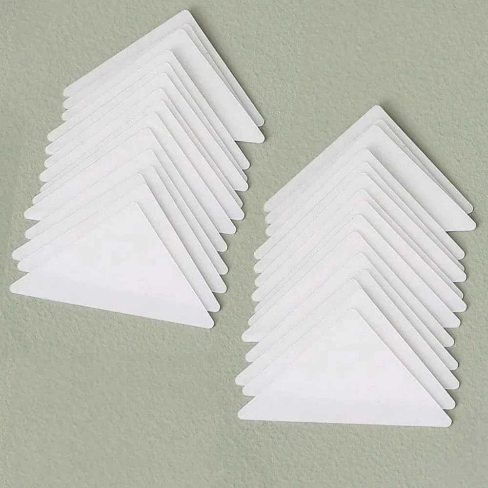 80PCS Self Adhesive Collar Fixed Pads Collar Styling Tape Does Not Warp Shirt Neck Protector Pads Shirt Collar Support Pads