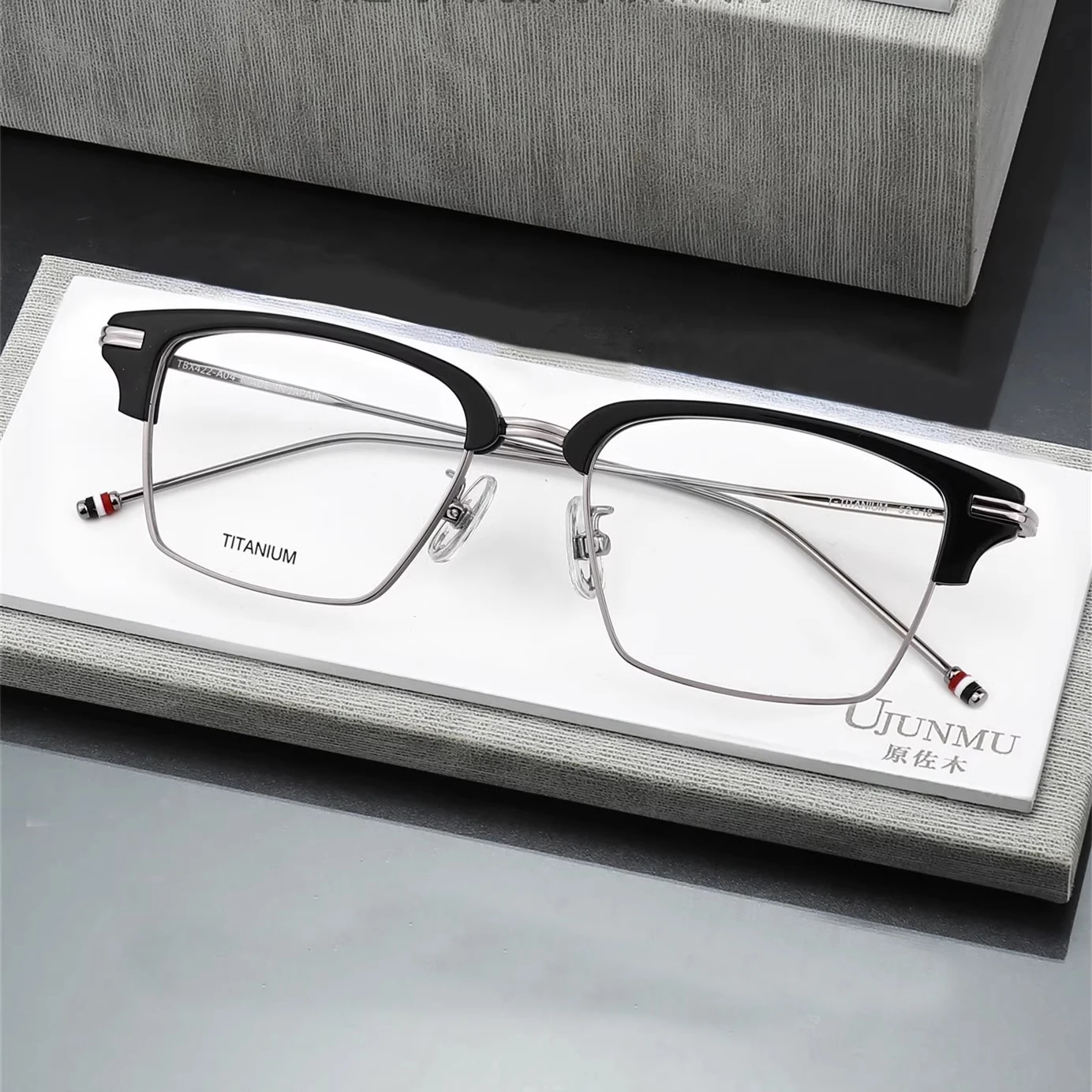 

Brand Design Vintage Square Glasses Frame Men Ultralight Titanium Acetate Myopia Eyeglasses Women Optical Prescription Eyewear