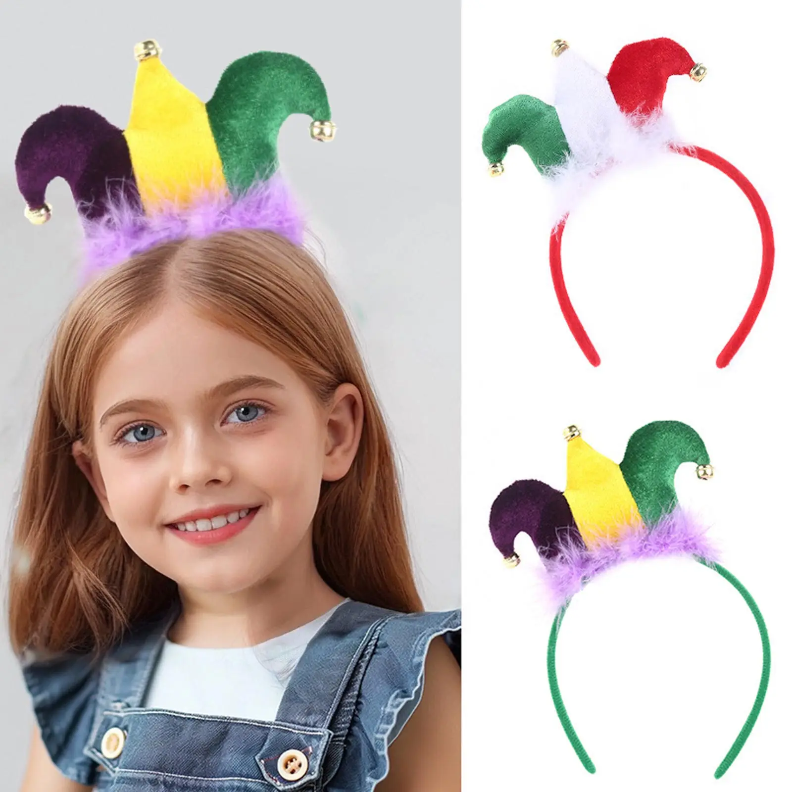 أطفال عيد الميلاد عقال مهرج أغطية الرأس قبعة مضحكة لمهرجان حفلة تنكرية تأثيري اللباس التبعي #5