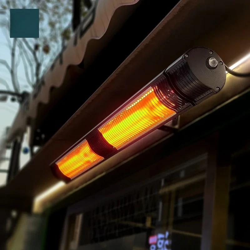 3000W Remote Control Infrared Halogen Heater Outdoor Gazebo Garage Winter Garden Electric Heating Equipment