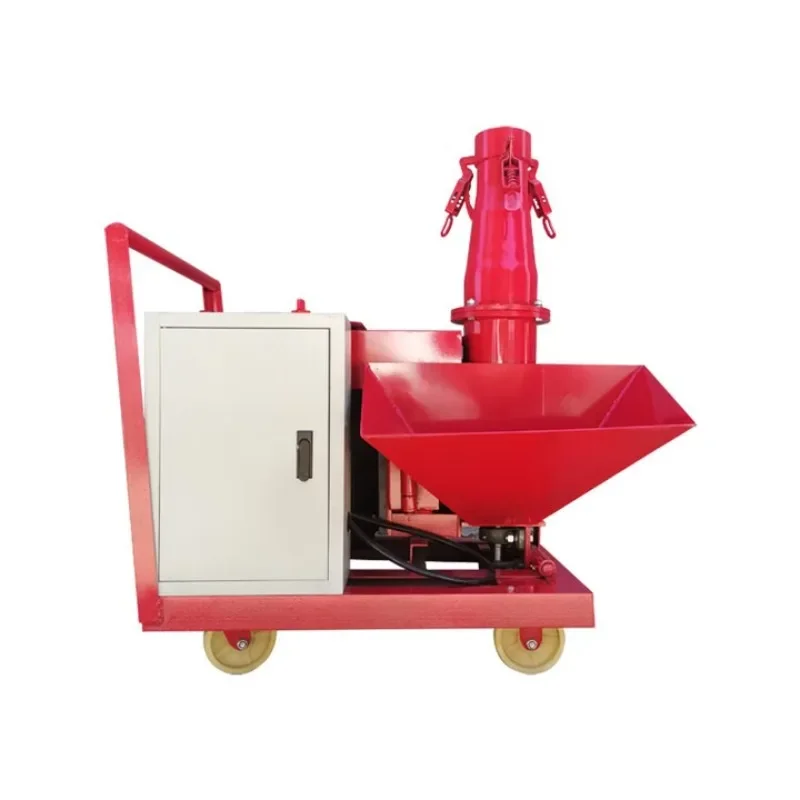 

Small secondary structure, spiral concrete pump