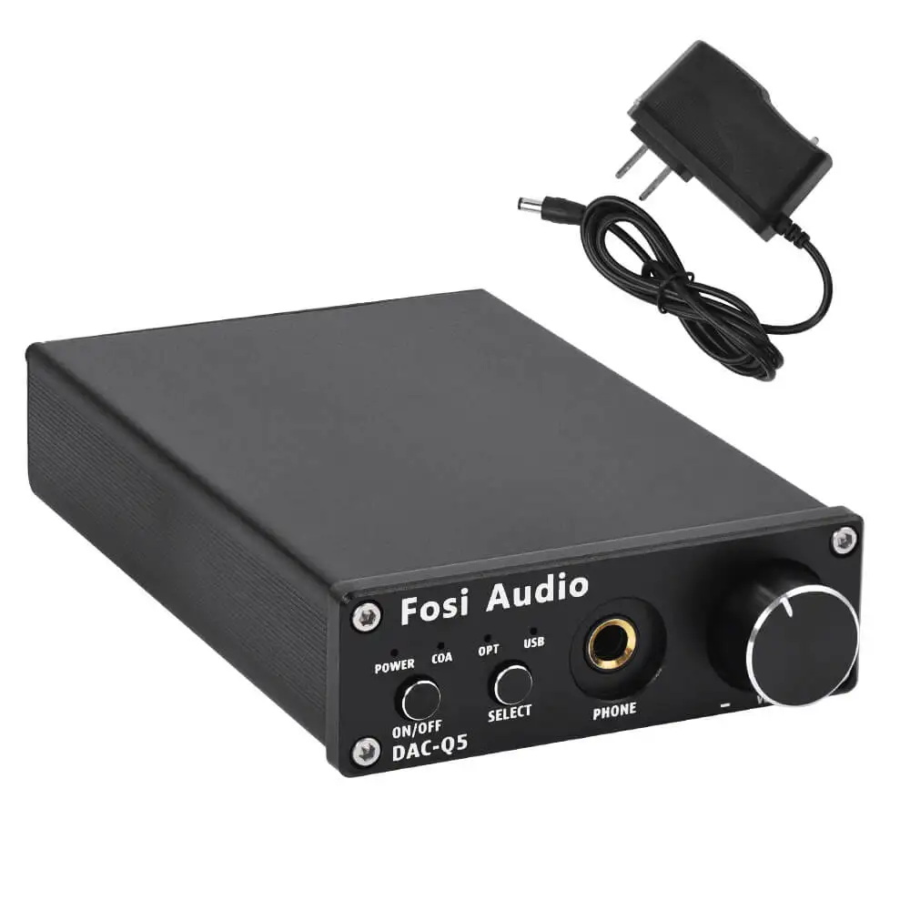 Q5 DAC Converter Digital-to-Analog Adapter Decoder & Headphone Amplifier CB