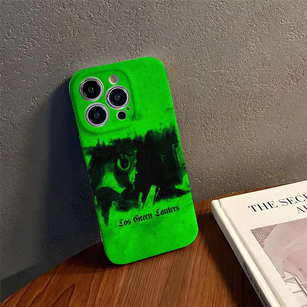 

Los Green Lanters JC Reyes Phone Case For IPhone 16 15 14 13 12 11 Pro Max X XR XSMax 7 8 Plus Glossy Film Hard PC Cover