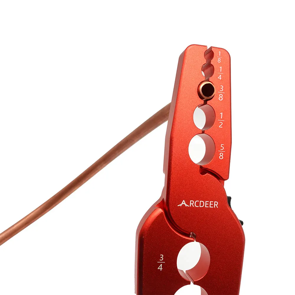 Reparaturzange für Kupferrohre, zusammengesetztes Runder- und flaches, gefaltetes Rohr-Reparatur-Rundzangen-Werkzeug, vielseitige Reparaturzange – Detail 8