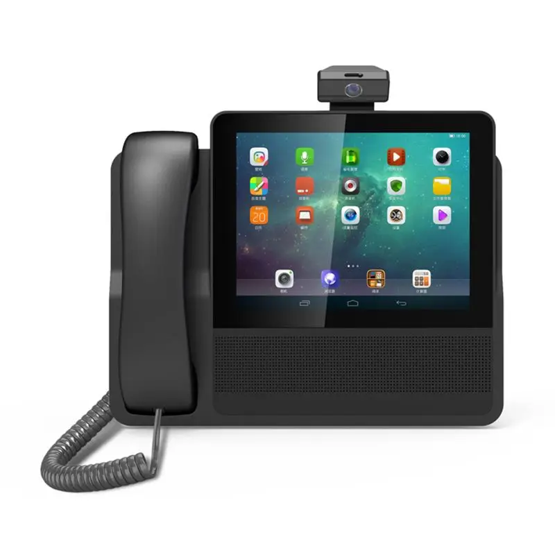 

Smart 8-Inch Video Conference Telephone with WiFi & 3000mAh Landline SIP Network PSTN Business VoIP Office Phone