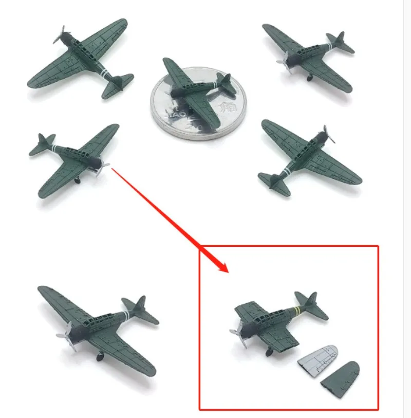 Avião Porta-Aviões da Segunda Guerra Mundial, Diorama da Guerra do Pacífico - Escala 1/350 - Modelo YZ-021A B5N2 Tipo 97, bombardier de torpedos embarcado em porta-aviões