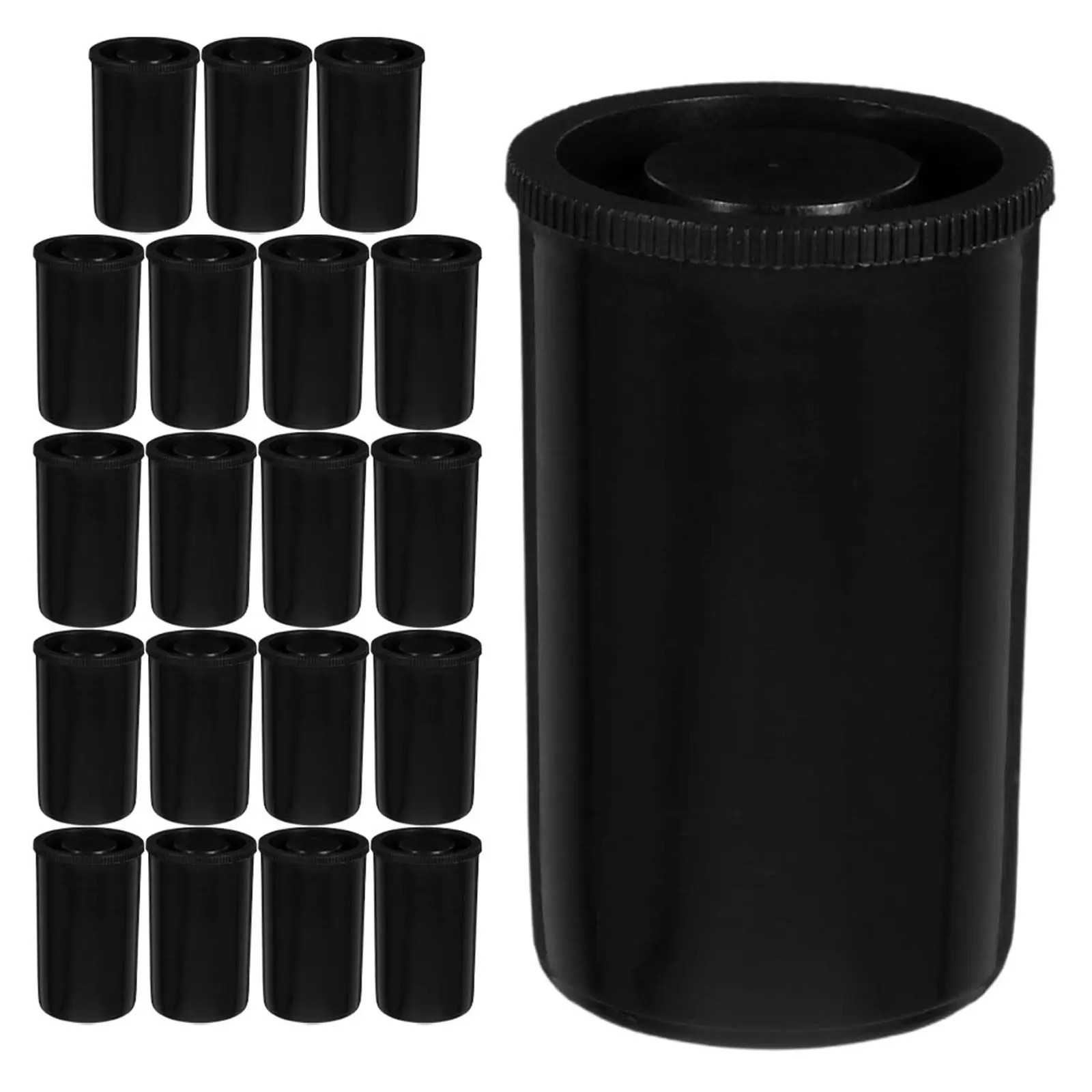 Plastic Film Storage Roll Organizer Case Canisters Camera Halloween Christmas Coin Collector Coins Collector Film Canister 20Pcs