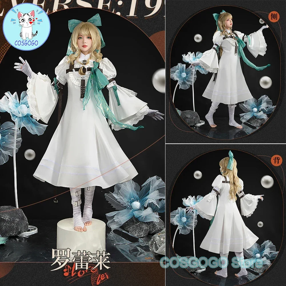 COSGOGO [Customized] Reverse:1999 Lorelei Hole One Dress Cosplay Costume Cos Game Anime Party Uniform Hallowen Clothes Clothing