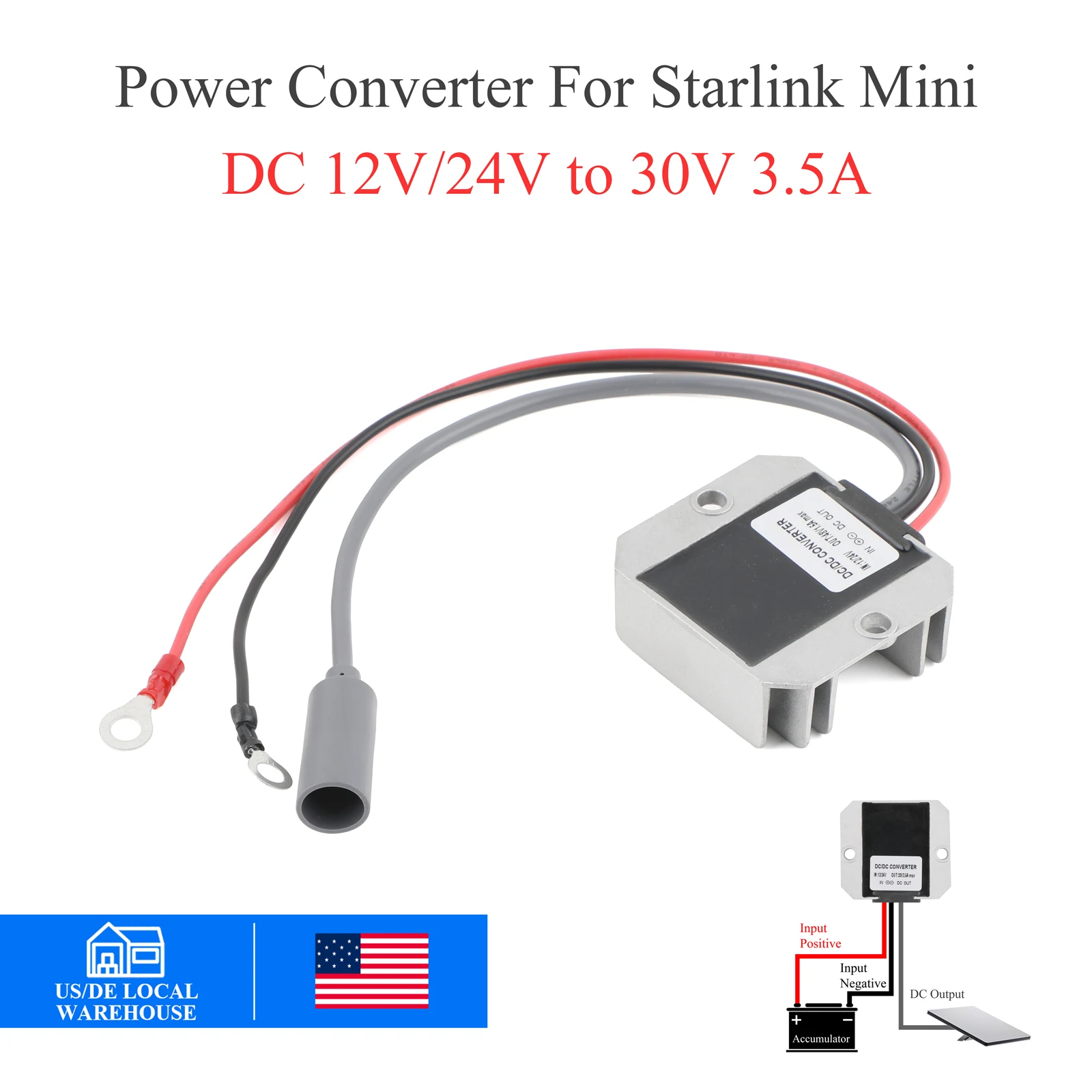 US 12V 24V to 30V 3.5A DC Step - Outdoor Power Block ulasan dan harga