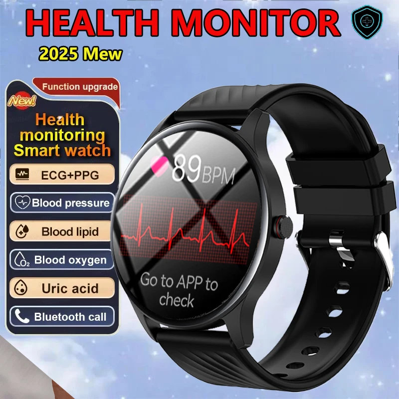 

New Health Smart Watch ECG Heart Rate Blood Oxygen Blood Pressure Monitoring Bluetooth Call GPS Movement Trajectory Smartwatches