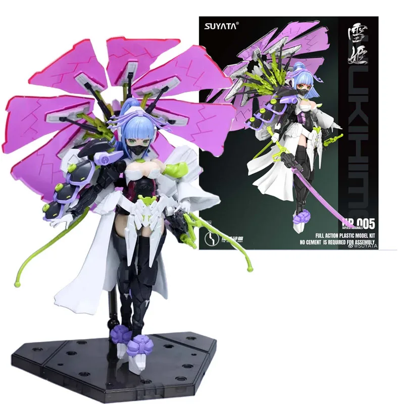 

Original SUYATA The Hunter's Poem HP-005 Mobile Suit Girl Anime Action Figure Assembly Model Toys Gifts for Children