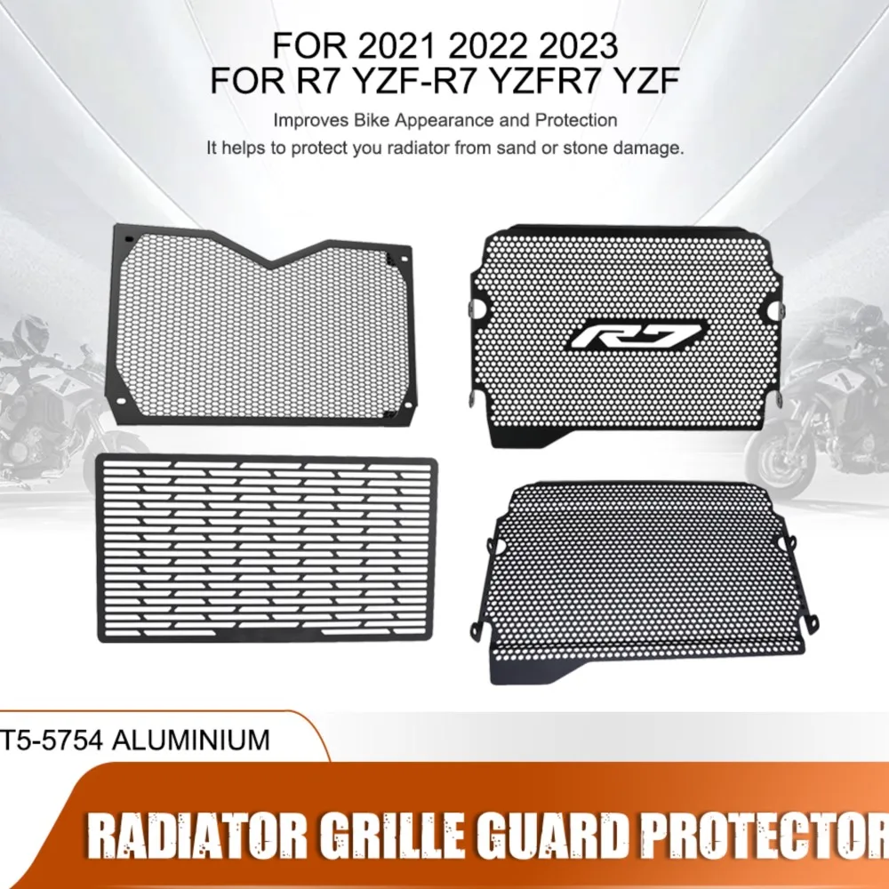 

2021 2022 2023 Motorcycle Accessories Radiator Grille Guard Cover Protection Water tank guard For Yamaha R7 YZF-R7 YZFR7 YZF R7