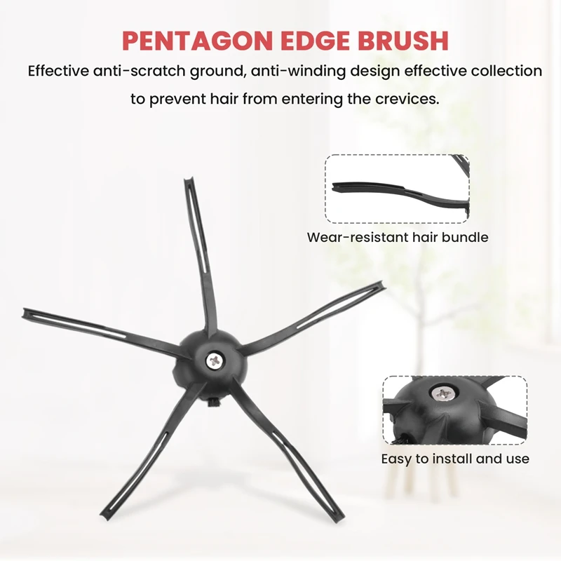 A43F-7 قطعة ل Roborock S7 T7S HEPA ملحق من مرشح انفصال فرشاة رئيسية ممسحة القماش الجانب فرشاة مكنسة كهربائية جزء #6