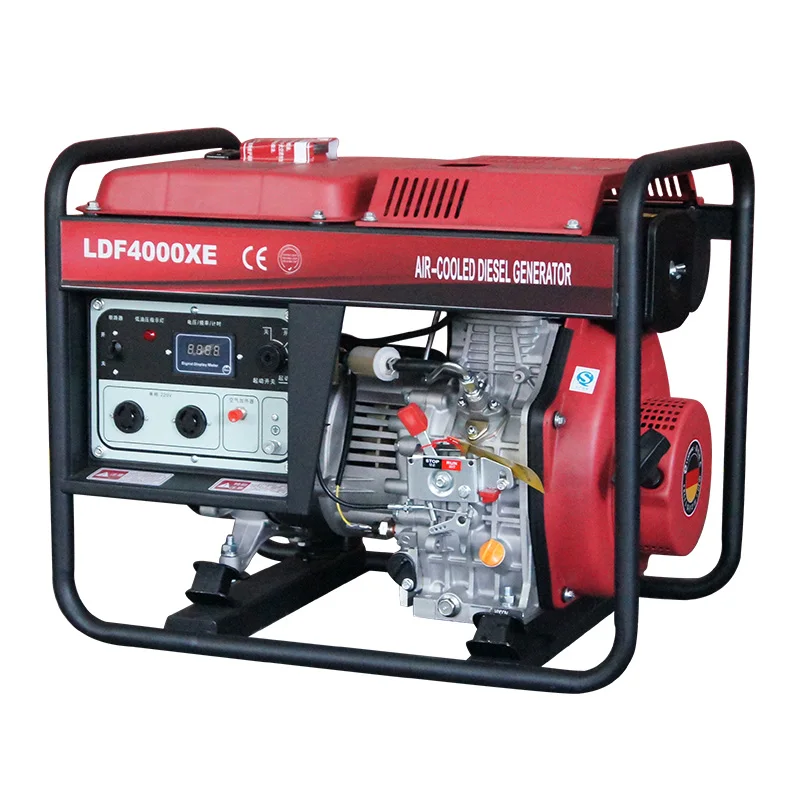 Air Cooled Portable Silent 7KW 8KVA Dies el Generator