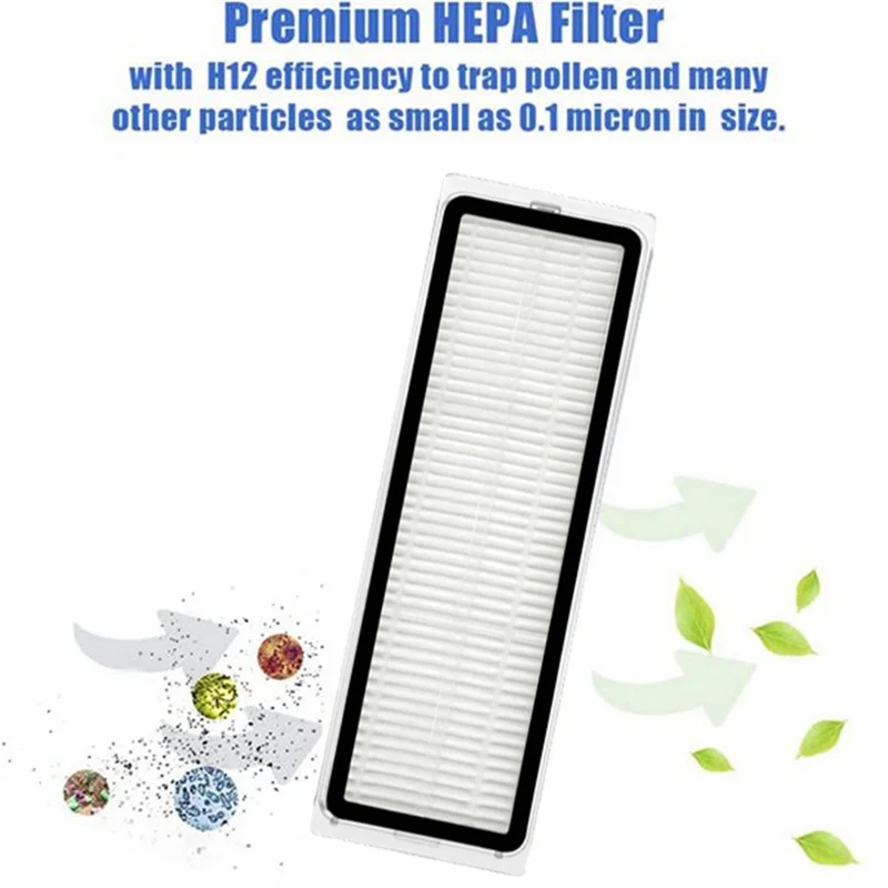 ABNP 14 Uds cepillo bolsa de polvo filtro y paño de mopa conjunto para Dreame D10 Plus Z10 Pro L10 Plus piezas de recambio de aspiradora