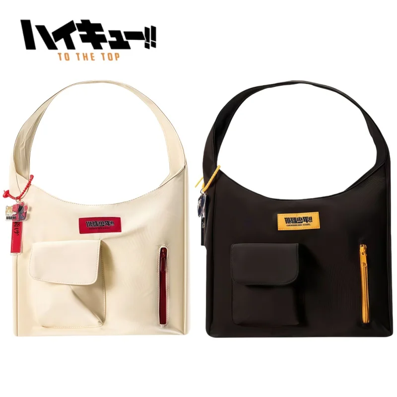 

Haikyuu!! Student Tutorial Bag Shopping Activities Single-shoulder Storage Package Large-capacity Handbag Bento Box Bag Gifts