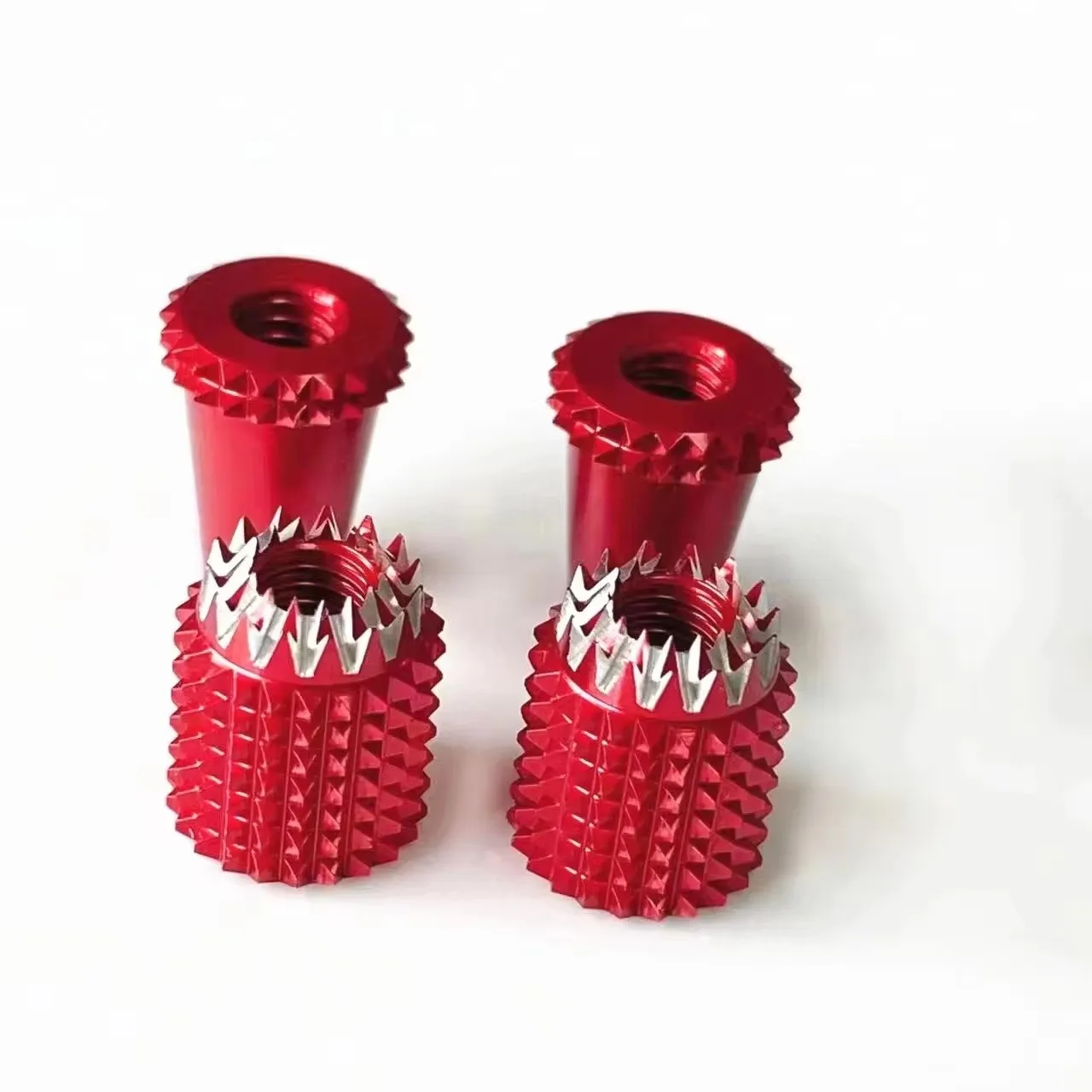 1 Pair Remote controller Aluminum Gimbal Thumb Stick Ends M3 M4 Anti-slipping Cap for FrSky JR Futaba Spektrum Radiomaster Part