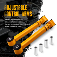 Pair Rear Upper Adjustable Control Arm Kit for Jeep Grand Cherokee ZJ 1993-98\tfor Wrangler TJ Grand Cherokee WJ 99-04