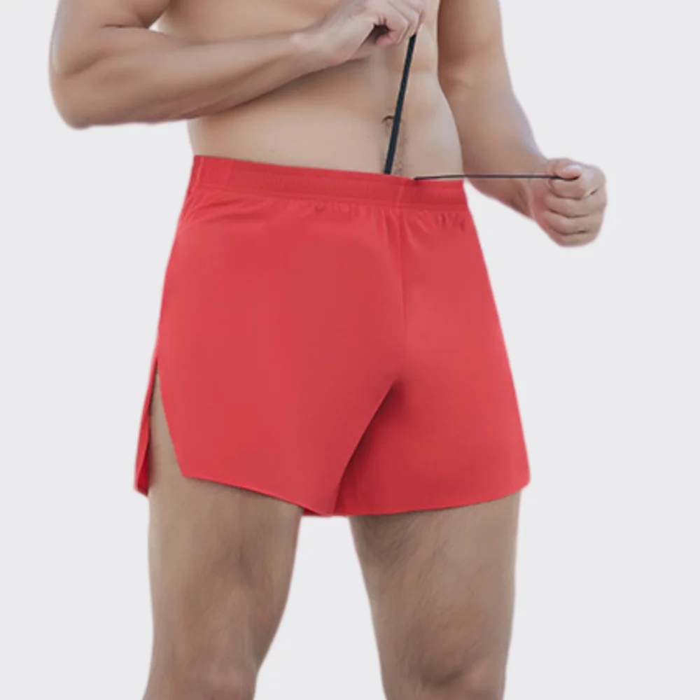 Compression Shorts With Pockets Mens Marathon Running Shorts Men Quick Dry Exercise Training Jogging Cycling Fitness Tight Short