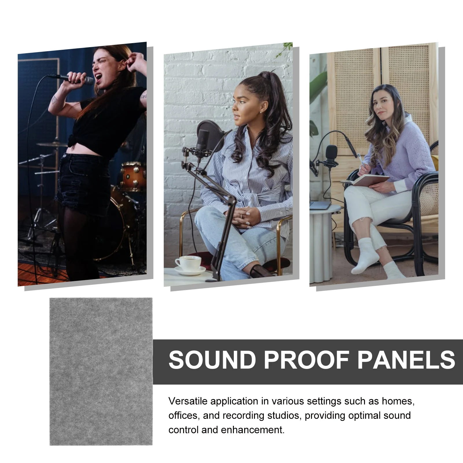

Sound-absorbing Board Insulation Pad Soundproofing Panels Acoustic Wall Polyester Padding