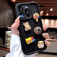 Cute 3D Bear Honey Donut Coffee Silicone Case For Xiaomi Poco X6 X5 X3 F5 F6 M6 X7 Pro Mi 14T 14 13T 13 12T 12 11 Lite 5G Cover