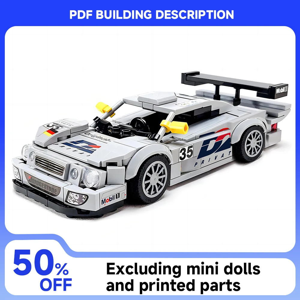 

314 шт. MOC, 24 часа выносливости Race LM, скорость чемпионата 1998 г. ​ ​ Серия строительных блоков в сборе, модель игрушки, детский подарочный набор