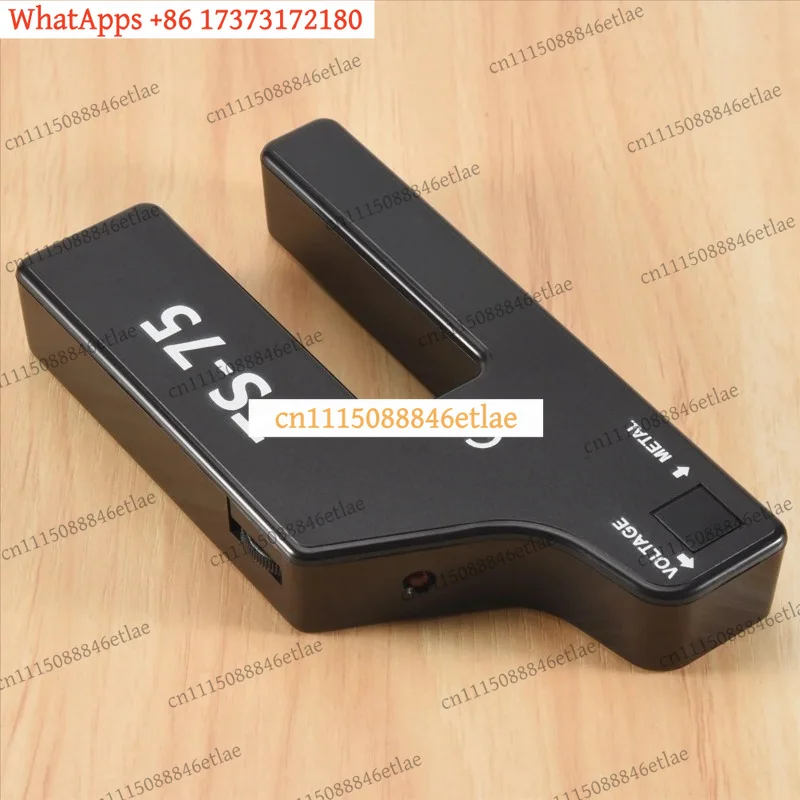 Handheld Metal Voltage Detector Cable Pipe Wire Finder Pipeline Wiring Locator TS-75 Electrical Testing Tool A06K