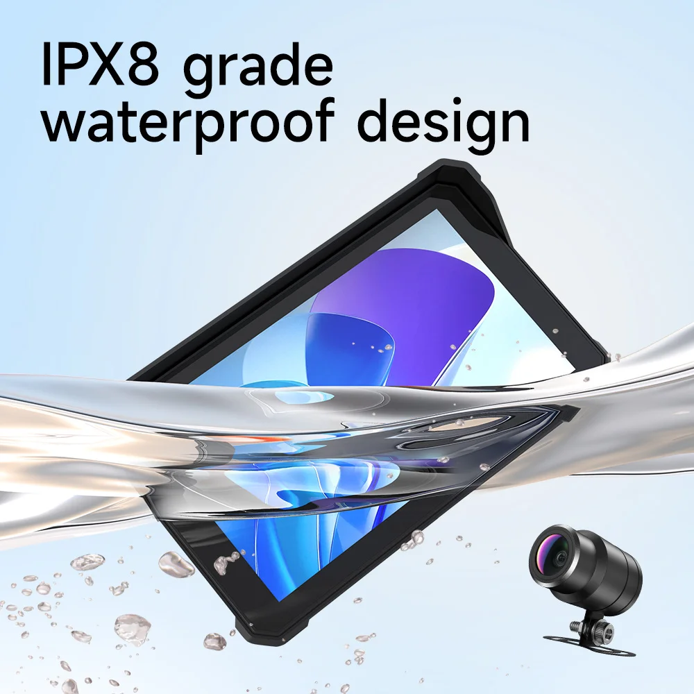 2026 Motorcycle GPS Navigation Wireless CarPlay Android Auto Multimedia Player 2K HD Recorder IP67 Waterproof Screen Bluetooth
