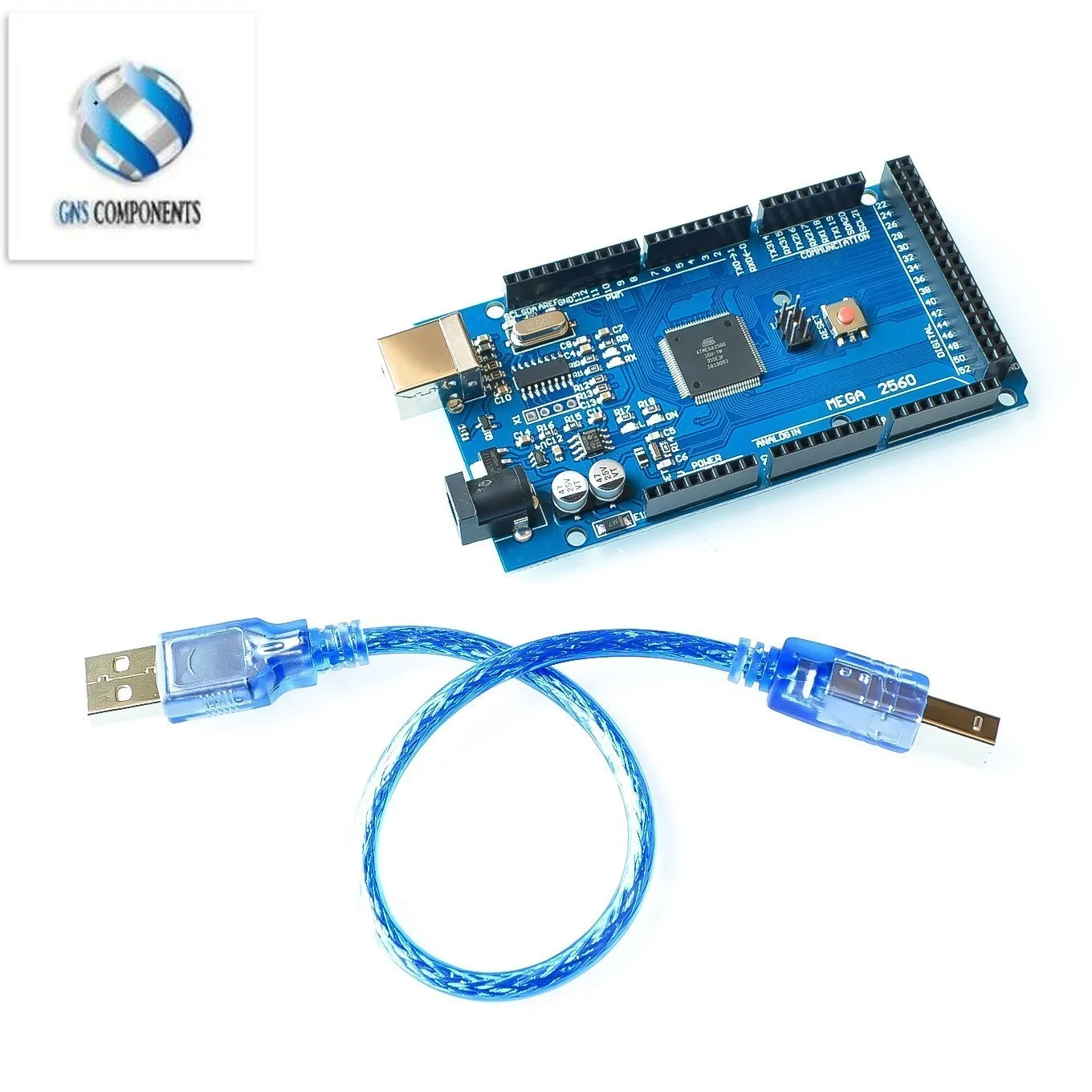 MEGA2560 MEGA 2560 R3 (ATmega2560-16AU CH340G) AVR USB Board Development Board MEGA2560 PRO For Arduino Expansion Board  DIY Kit