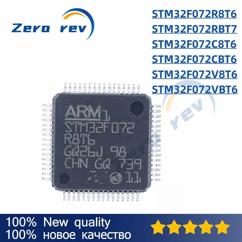 

1Pcs 100% New STM32F072R8T6 STM32F072RBT7 STM32F072C8T6 STM32F072CBT6 STM32F072V8T6 STM32F072VBT6LQFP