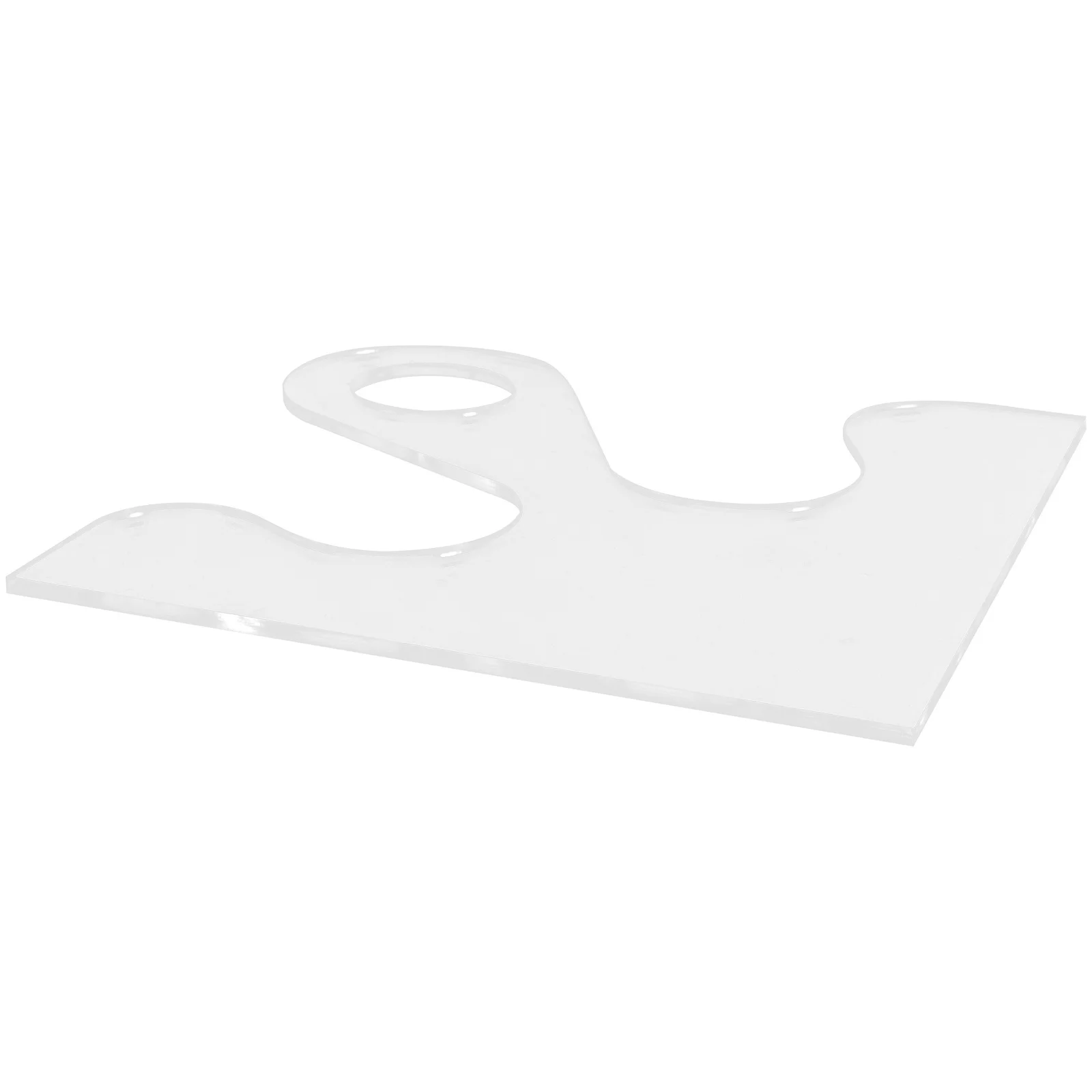 

Cutting Board Handle Template Acrylic Stencil For Kitchen Chopping Board Router Guide Charcuterie Template Woodworking