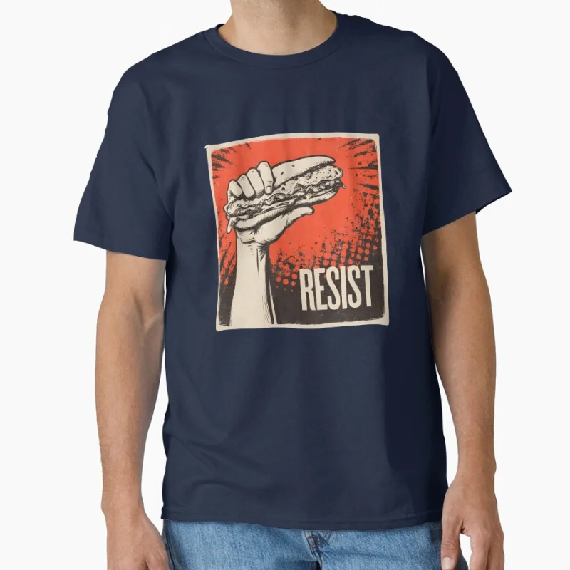 Washington Free Sandwich Guy 2025 Anti trump freedom Funny t shirt for man S-6XL Large size Tops 100% cotton print Clothes