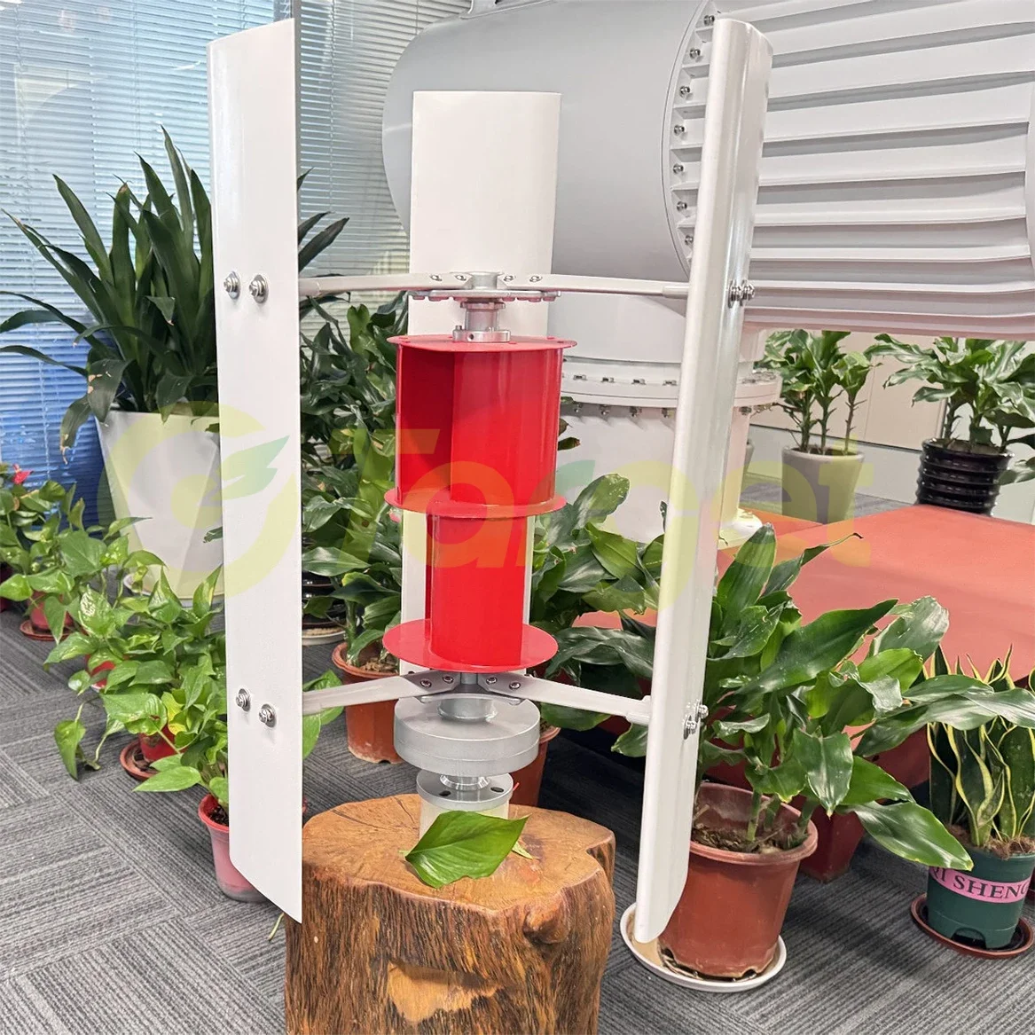 Low Noise 10000W Wind Generator Vertical Axis Wind Turbine 12V 24V 48V Complete System Kit Low Start Wind Speed Home Appliance
