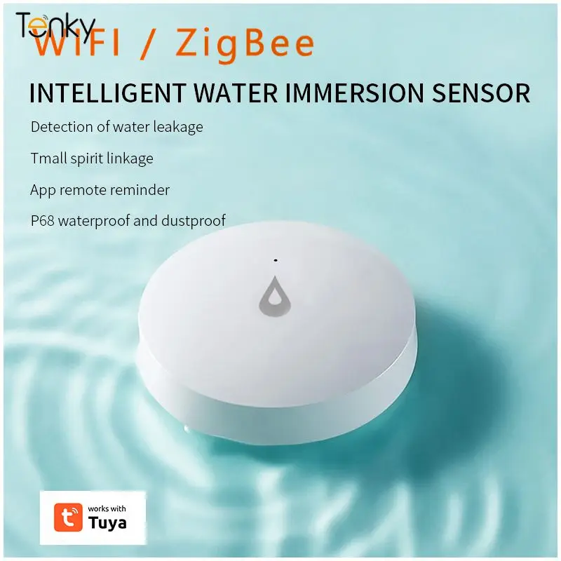 

Датчик утечки воды с полной связью, смарт-датчик утечки воды с дистанционным управлением