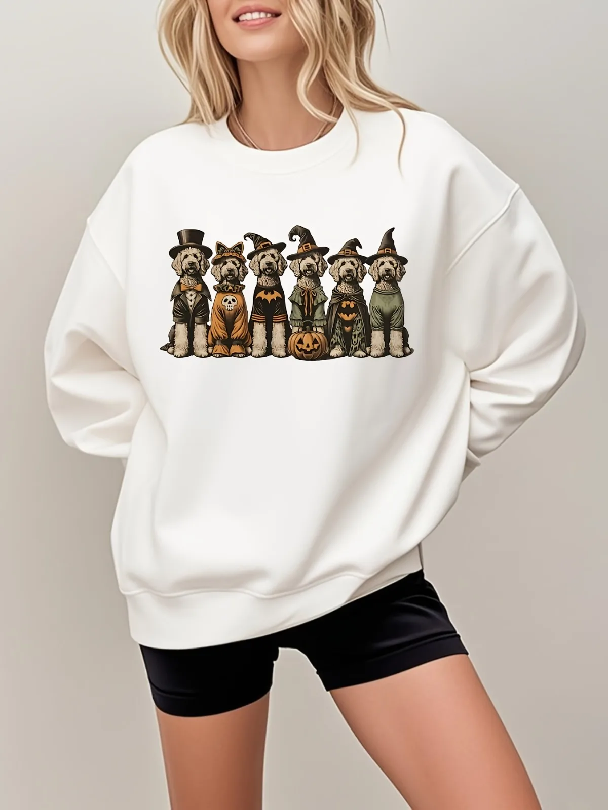 เสื้อฮู้ดพิมพ์ลายแจ็ค รัสเซล เทอร์เรียร์ แฟชั่นลำลองสำหรับผู้หญิง เสื้อสวมหัวคอกลมใส่สบาย เหมาะสำหรับงานปาร์ตี้วันหยุด ของขวัญ เสื้อคลุม