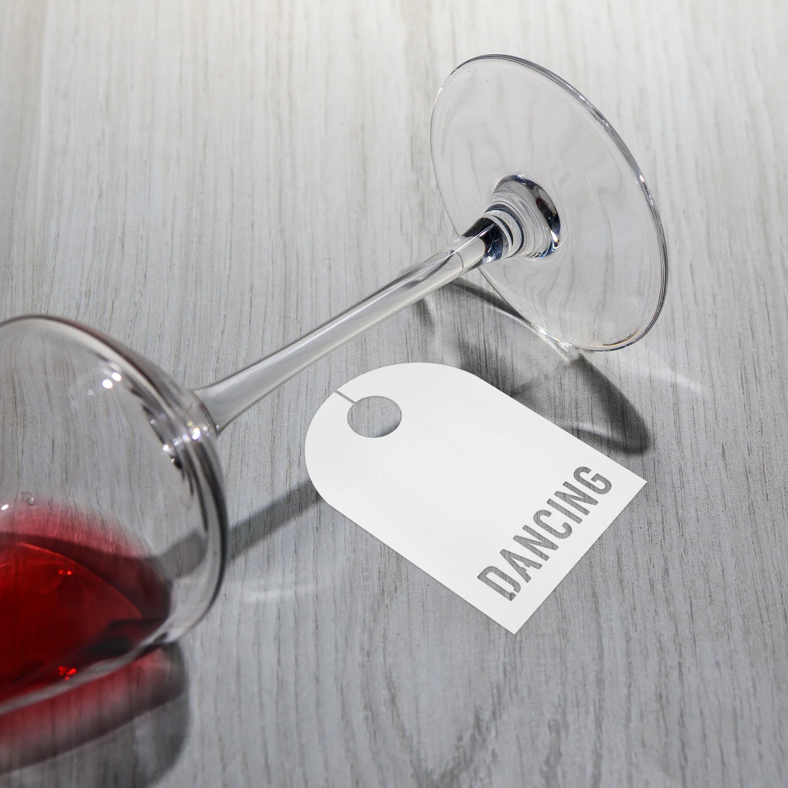 

50pcs Wine Glass Name Tags White Paper Drink Labels Handwritten Identifier Charms For Wedding Birthday Summer Dancing Party