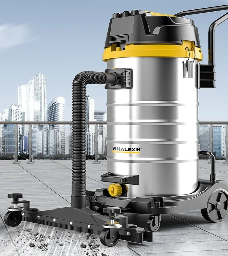 Industrial vacuum cleaner Commercial high-power dust suction Factory workshop Powerful vacuum cleaner Suction while pushing