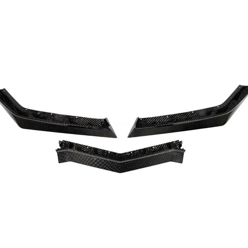 Dry Carbon Fiber  Design Front Bumper Lip Splitter