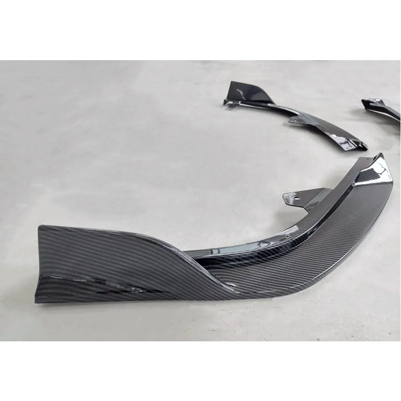 3PCS Front Splitter Lip Spoiler Body Kit Fit ES200 ES260 ES300h 2018-2020 Front Bumper Exterior Upgrade Parts