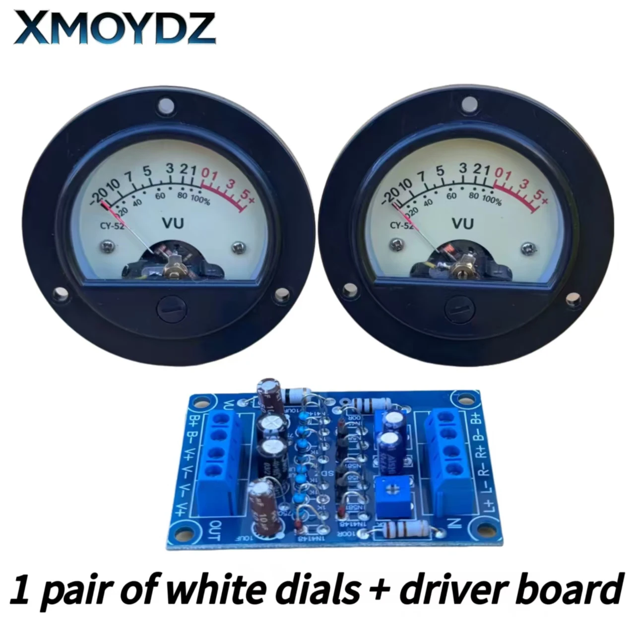Retro Pointer VU Level Meter Audio Volume DB Meter Indicator for Tube Power Amplifier HiFi Amp DIY Audio Modified Panel Mount