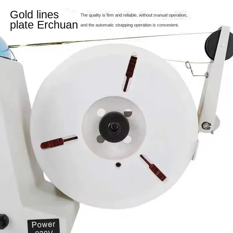 Best Seller First Cross Border Goods NEW Automatic Bread Twist Tie Machine Golden Wire Candy Tying Machine Toast Twisting Tie T