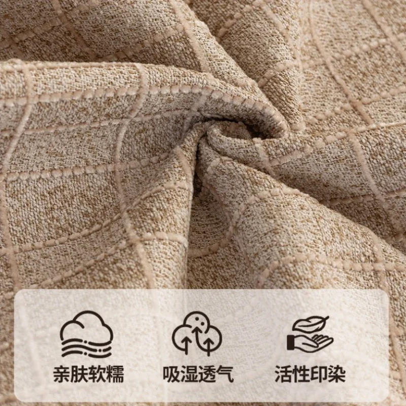 Plaid Chenille Sofa Cover Four Season Universal One-piece Anti Slip Sofa Protection Cushion Dust Proof Pad for Living Room Decor