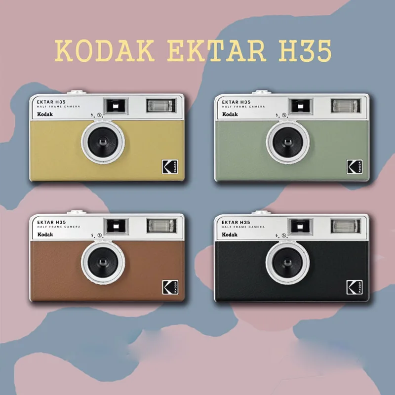 Classics KODAK EKTAR H35 KODAK H35N Half Frame Camera 35mm Kodak Film Camera Reusable Film Camera With ColorPlus 200 Roll Film