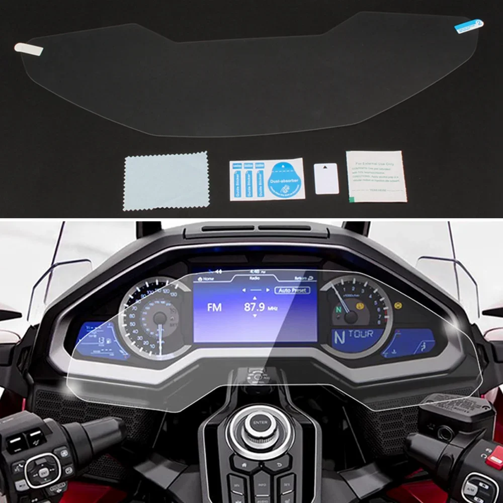 

Motorcycle Scratch Cluster Protection Film Dashboard Screen TPU Protector For Goldwing Gold Wing 1800 GL1800 2018-2022 2023