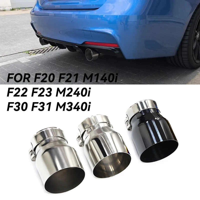

2 шт. выхлопной наконечник для BMW F22 F23 M235i M240i F20 F21 M135i M140i F30 F31 M335i M340i F32 F33 F36 M435i M440i Наконечник глушителя Тюнинг